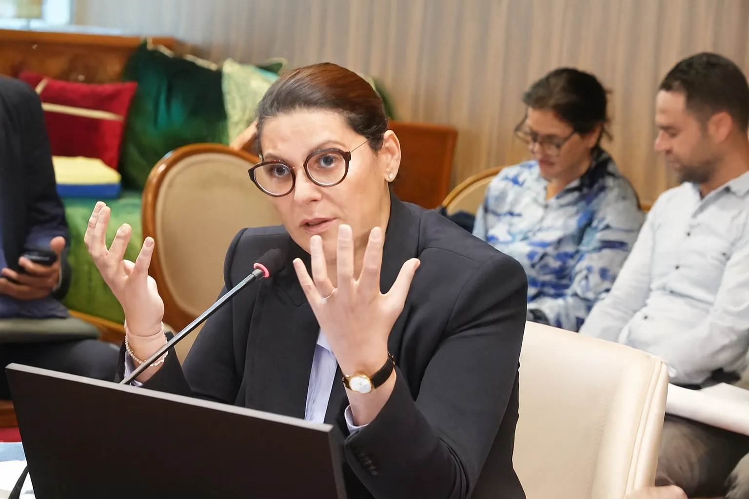 المنصوري تدعو المحامين لمراعاة أثر الإضراب على المواطنين