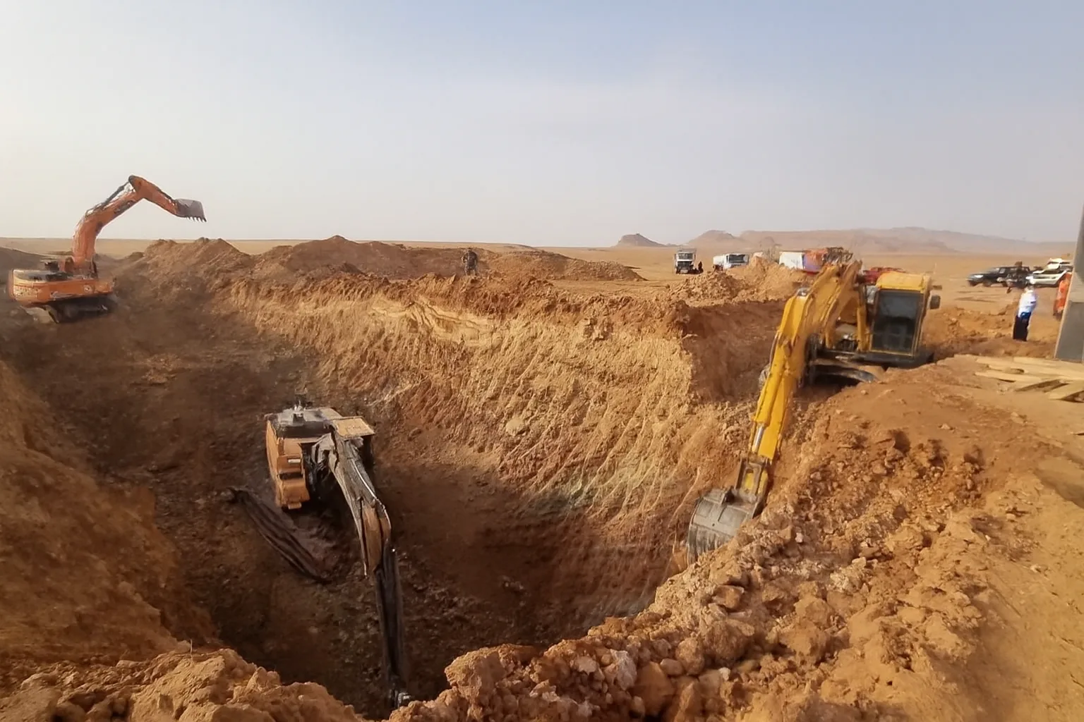 سقوط الطفل أيوب في بئر بعمق 80 متراً بالبيض