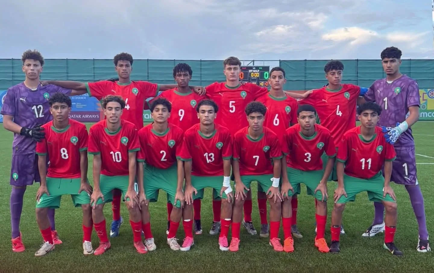 المنتخب المغربي لأقل من 15 سنة يهزم كوستاريكا ويحقق فوزه الثاني توالياً